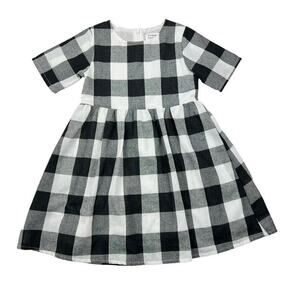 Presley Couture Black Gingham Dress